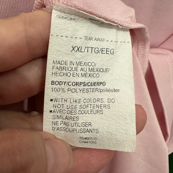 Under Armour HeatGear V-Neck Active Tee Women’s 2XL Pink Plus Size - Picture 11 of 13